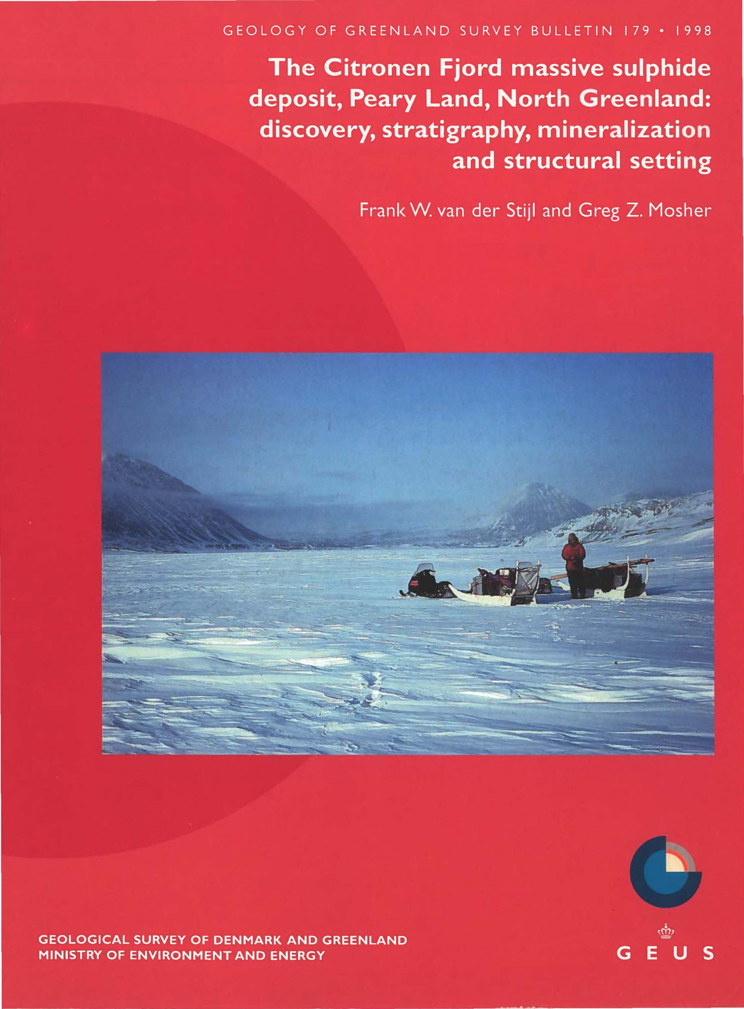 Geology of Greenland Survey Bulletin 179 cover
