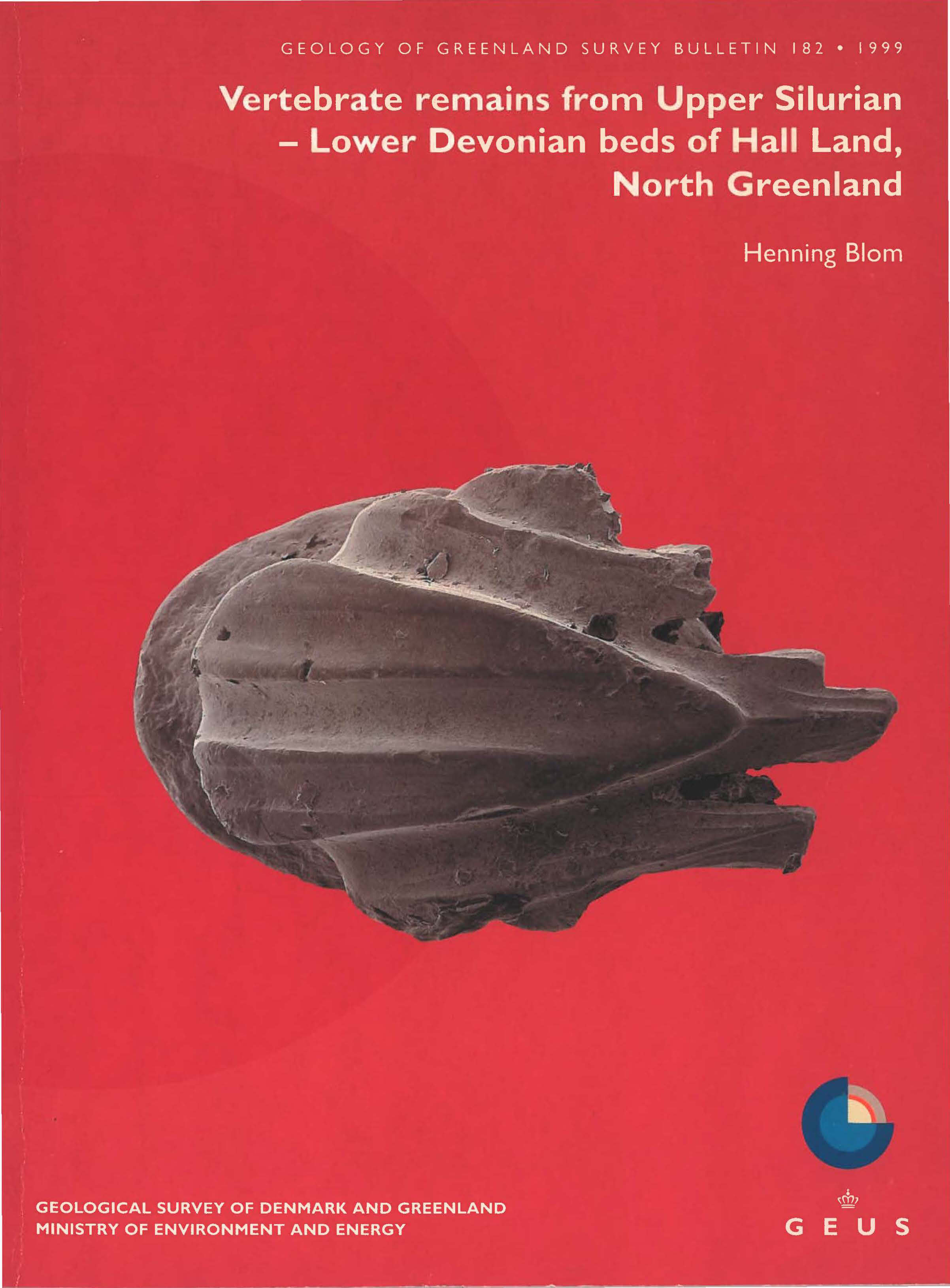 Geology of Greenland Survey Bulletin 182 cover