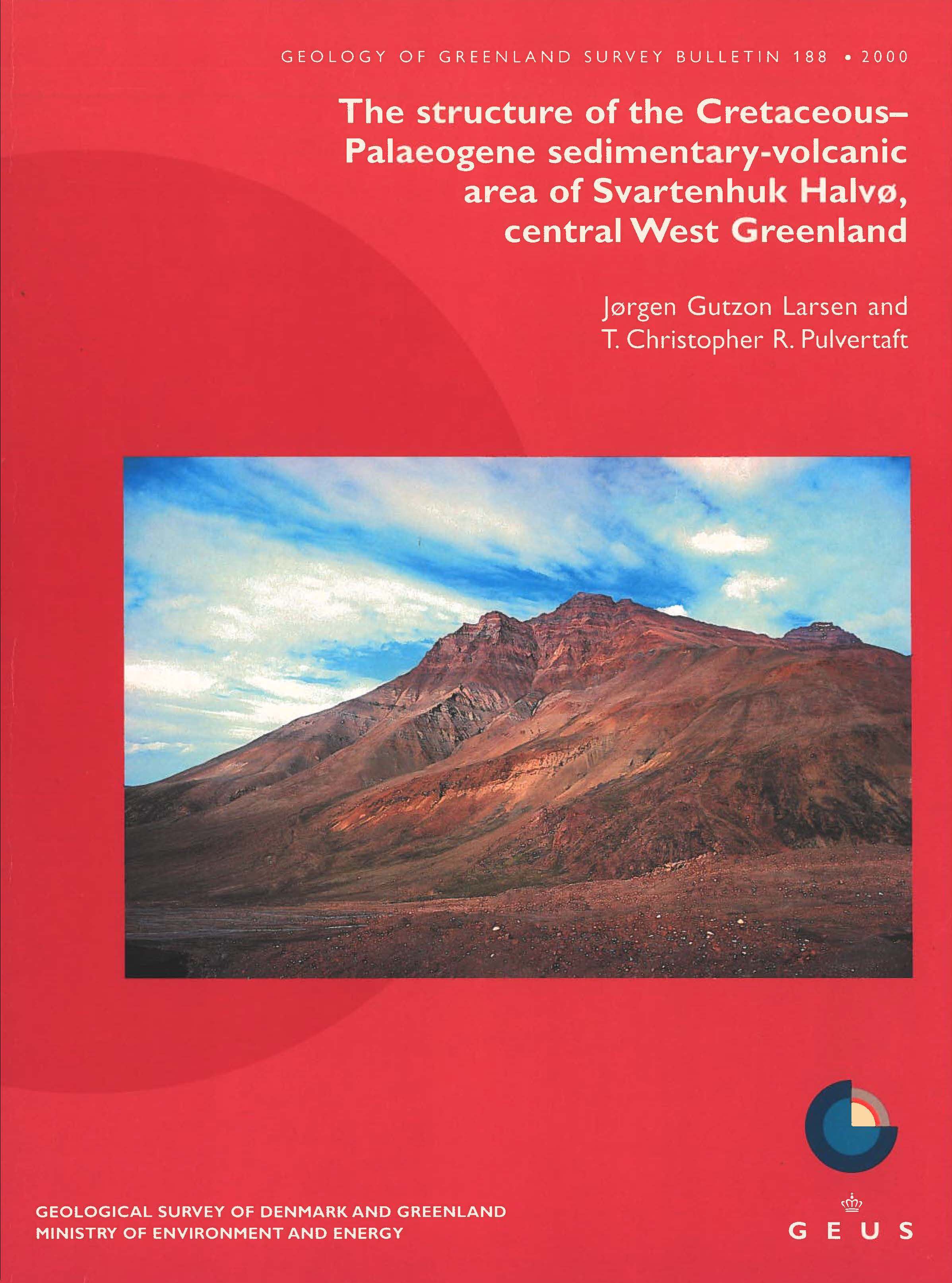 Geology of Greenland Survey Bulletin 188 cover