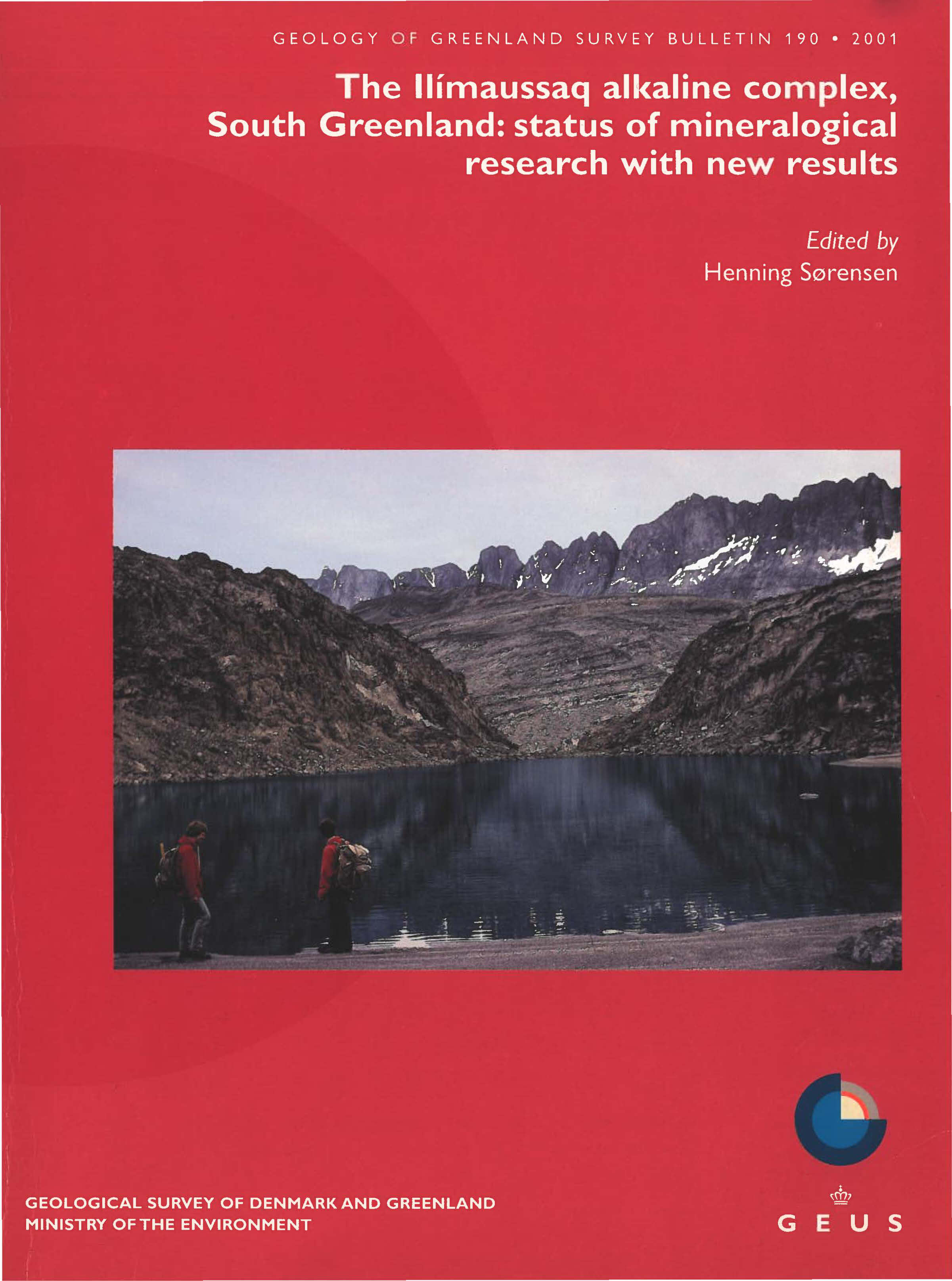 Geology of Greenland Survey Bulletin 190 cover